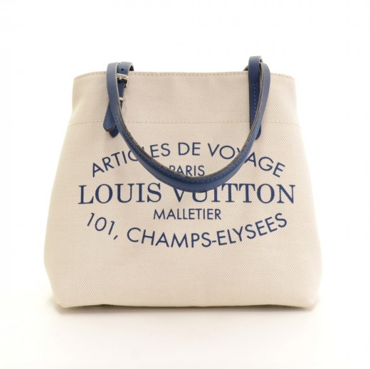 Louis Vuitton - White Canvas Capri Articles de Voyage Cabas Tote GM