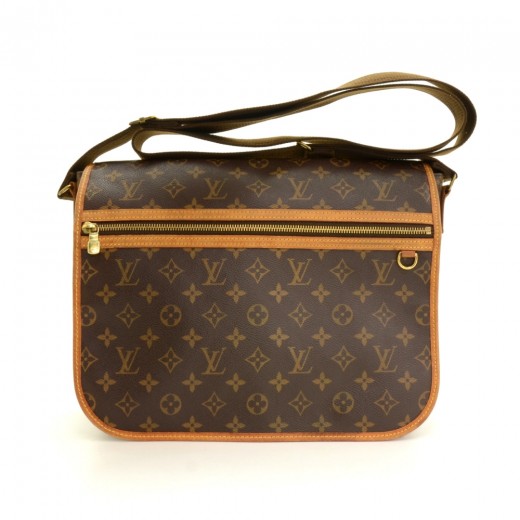 Louis+Vuitton+Crossbody+GM+Brown+Leather for sale online