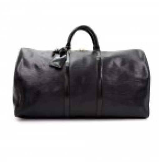 Louis Vuitton keepall 60 Cuir épi noir Black Leather ref.199803 - Joli  Closet