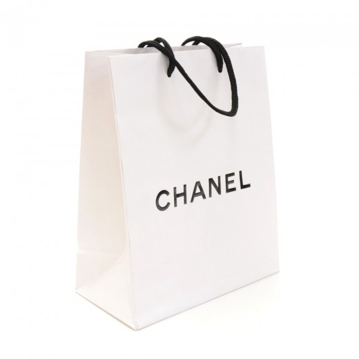 Chanel Chanel White Small Shopping Bag