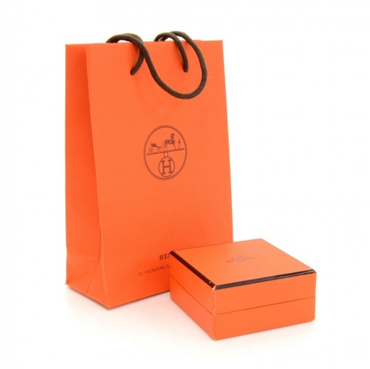 Hermes Hermes Orange Small Shopping Bag 