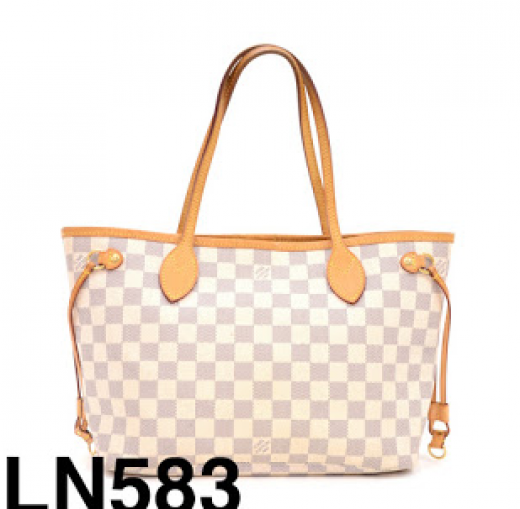 Louis Vuitton, Bags, Sold Cute Lv Neverfull Damier Azur Pm