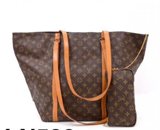 LOUIS VUITTON Monogram Sac Shopping Tote Bag