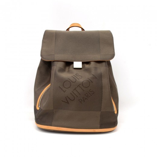 Louis Vuitton Damier Geant Pionnier Backpack - Black Backpacks