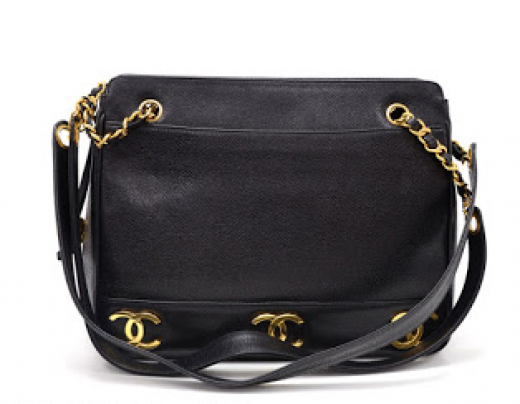Chanel Pre-owned Triple CC Tote Bag - Black