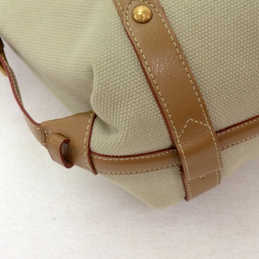 Poids plume cloth handbag Louis Vuitton Grey in Cloth - 10784963