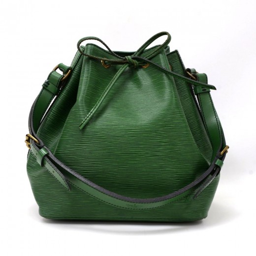LOUIS VUITTON Noe Large Green Epi Leather Vintage Shoulder Bag