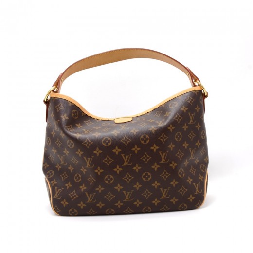 Authentic Louis Vuitton Delightful Hobo Shoulder Tote Handbag