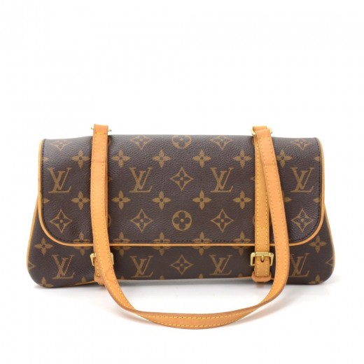 Louis+Vuitton+Marelle+Shoulder+Bag+Blue+Epi+Leather for sale