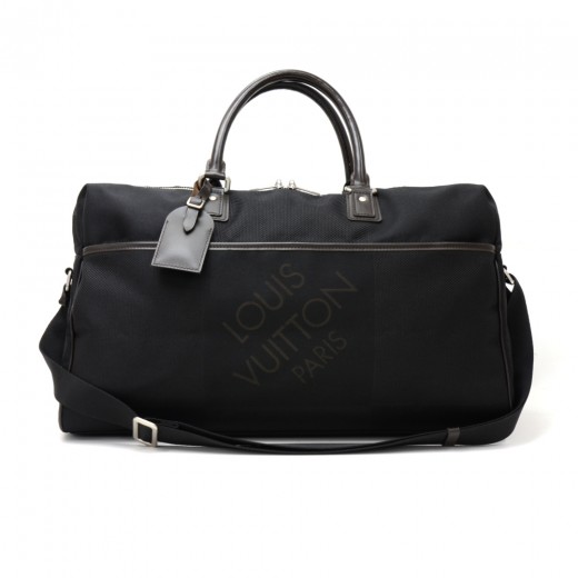 Louis Vuitton Black Damier Geant Aventurier Polaire Travel Bag