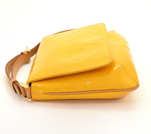 Authentic Louis Vuitton Vernis Thompson Street Shoulder Bag Yellow M91069  LV F/S