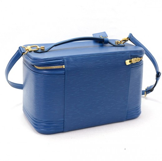 Louis Vuitton Blue Epi Briefcase Crossbody (CA4138) – Luxury