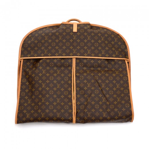 Louis Vuitton Monogram Garment Cover with 3 Hangers Housse Porte