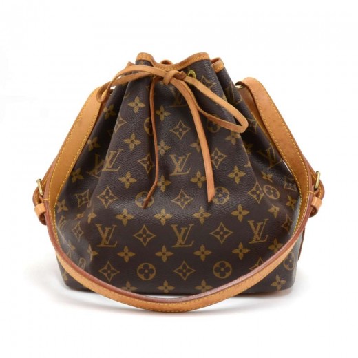 Louis Vuitton, Bags, Louis Vuitton Petit Neo Noe Monogram Shoulder Bucket  Bag Large Authentic Vintage