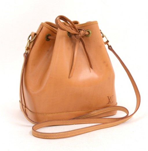 LOUIS VUITTON natural leather NOMADE NEO GM Bucket Shoulder Bag at