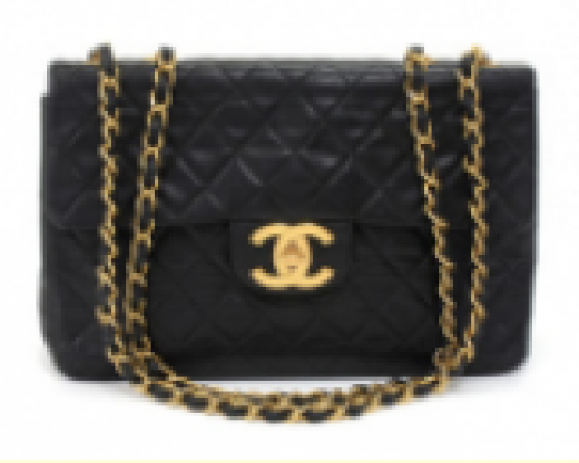 Chanel H5 Chanel 13inch Maxi Jumbo Black Quilted Leather Shoulder