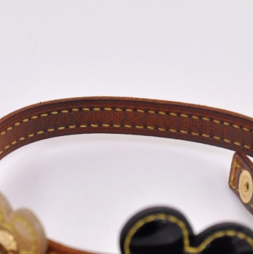Leather bracelet Louis Vuitton Brown in Leather - 19857232