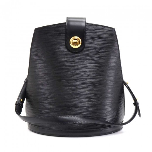 Louis Vuitton Vintage Louis Vuitton Cluny Black Epi Leather Shoulder