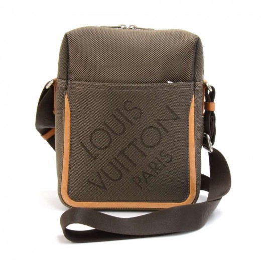 Louis Vuitton, Bags, Unisex Louis Vuitton Terre Damier Geant Citadin  Messenger Bag Hard To Find