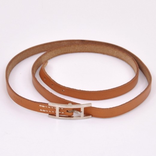 Hermès Alma Leather Wrap Bracelet