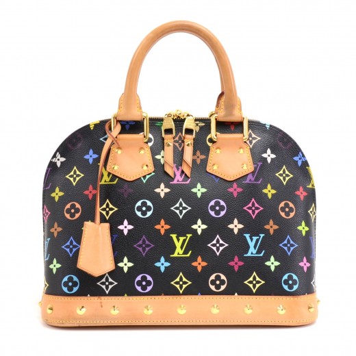 Louis Vuitton Black Multicolor Monogram