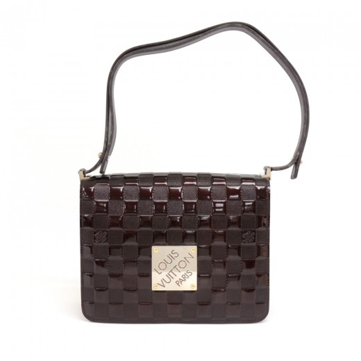 Louis Vuitton Cabaret Cuir Damier Vernis Limited Edition Handbag