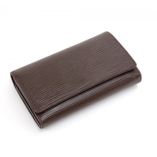 epi leather wallet louis