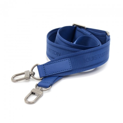 Pre-owned Louis Vuitton Leather Belt In Navy