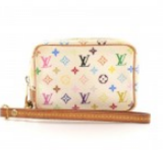 Louis Vuitton, Bags, Louis Vuitton White Multicolored Wapity Case