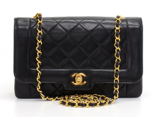 Diana Class Flap Cross Body Bag (Authentic Pre-Owned)  Vintage chanel bag,  Leather crossbody bag, Crossbody bag