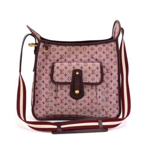 Pre-owned Louis Vuitton Fabric Cross Body Bag In Red