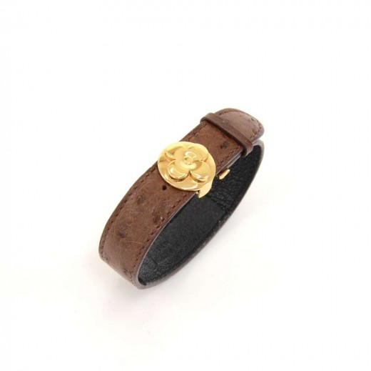 Louis Vuitton Good Luck Leather Bracelet  Rent Louis Vuitton jewelry for  $55/month