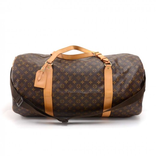 Polochon Louis Vuitton XXL duffel 70 cm Brown Cloth ref.948831 - Joli Closet