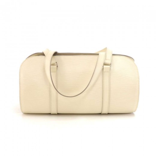 Louis Vuitton, Bags, Reduced Preowned Louis Vuitton Soufflot Epi Ivory