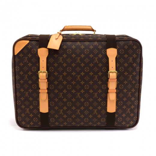 Louis Vuitton Satellite 60 Monogram travel bag Brown Leather ref