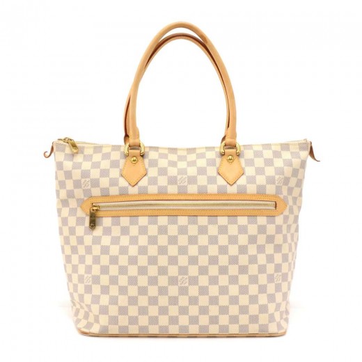 Saleya cloth handbag Louis Vuitton White in Cloth - 37538076