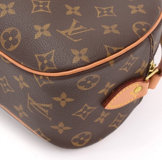 Blois cloth handbag Louis Vuitton Brown in Cloth - 34854489