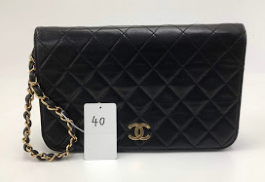 Chanel 40 Chanel 9 Classic Black Quilted Leather Shoulder Flap Bag