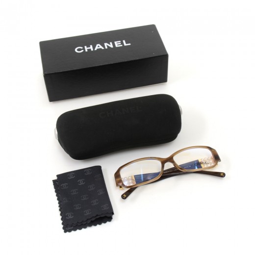 CHANEL, Accessories, Light Brown Vintage Chanel Glasses