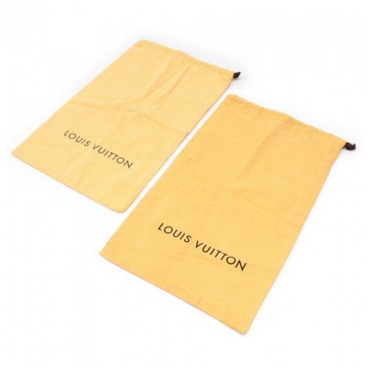 Louis Vuitton Louis Vuitton Yellow Drawstring Dust Bag Pair for Shoes
