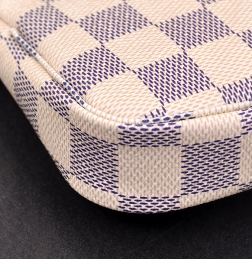 Louis Vuitton Damier Azur Mini Pochette Accessoires - White Mini Bags,  Handbags - LOU807081