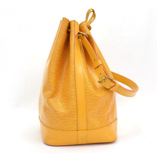 Louis Vuitton LOUIS VUITTON Yellow Epi Leather Large NOE Shoulder Bag ...