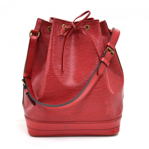 red leather louis vuitton