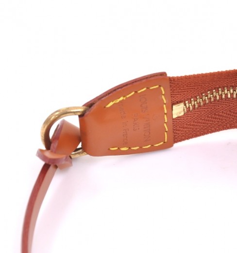 Louis Vuitton Pochette Lena Fold Ring 868354 Brown Epi Leather