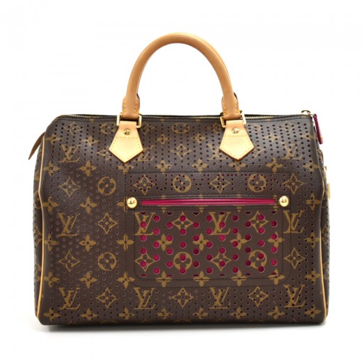 Louis Vuitton 2005 pre-owned Limited Edition Perforated Demi Lune