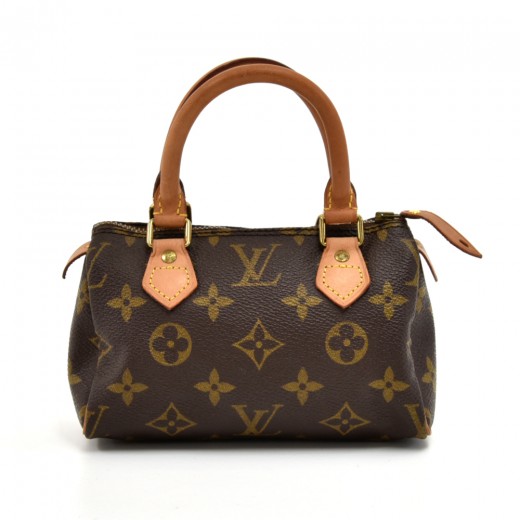 Louis Vuitton 2000s Monogram Speedy Handbag Mini: Vintage Elegance