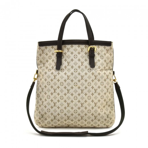 Louis Vuitton 2000's Francoise bag idylle Beige Cotton ref.443353