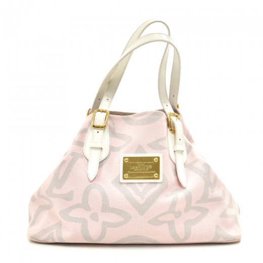 LOUIS VUITTON Tahitienne Cabas PM Pink 181574