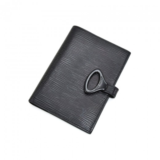 Louis Vuitton Louis Vuitton Agenda PM Z Black Epi Leather 6 Rings
