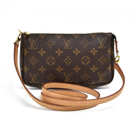 Louis Vuitton Long Strap Crossbody Monogram Pochette Accessoires Bag